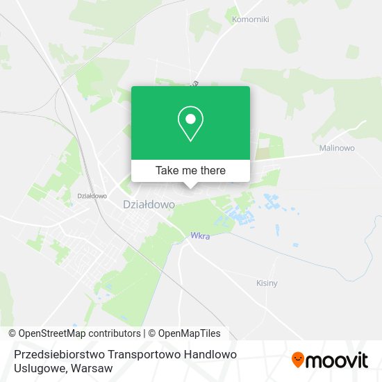 Przedsiebiorstwo Transportowo Handlowo Uslugowe map