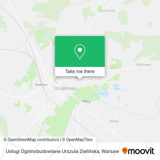 Usługi Ogólnobudowlane Urszula Zielińska map