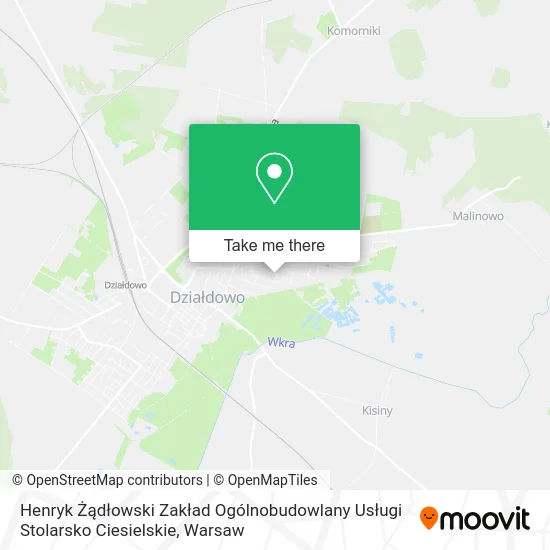 Карта Henryk Żądłowski Zakład Ogólnobudowlany Usługi Stolarsko Ciesielskie