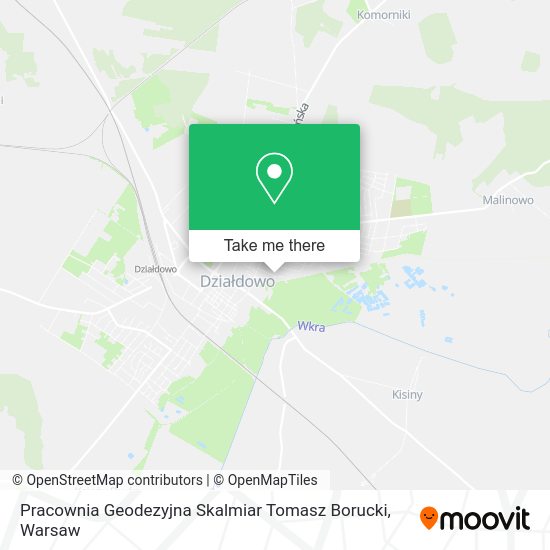 Pracownia Geodezyjna Skalmiar Tomasz Borucki map