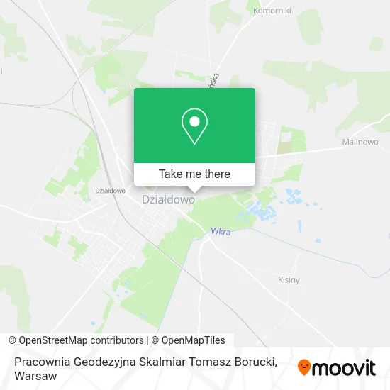 Карта Pracownia Geodezyjna Skalmiar Tomasz Borucki