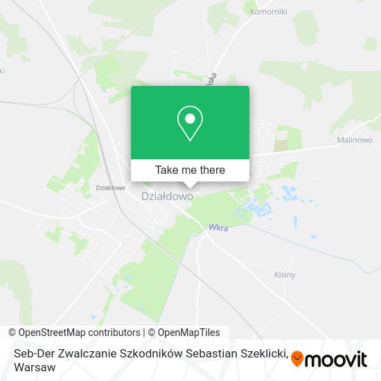 Seb-Der Zwalczanie Szkodników Sebastian Szeklicki map