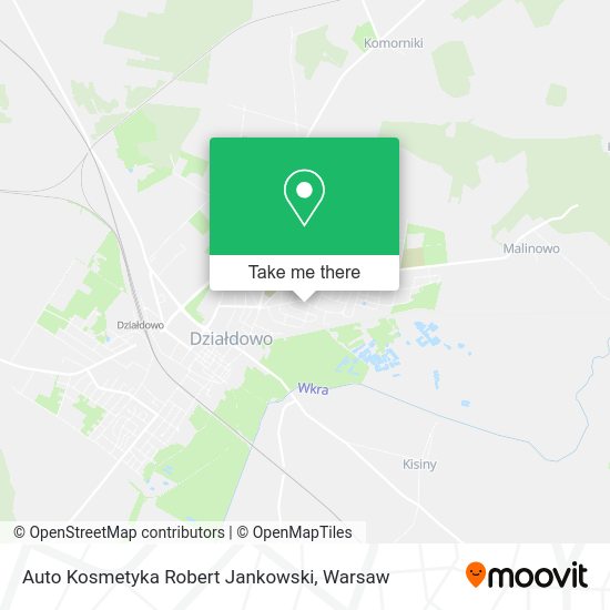 Auto Kosmetyka Robert Jankowski map