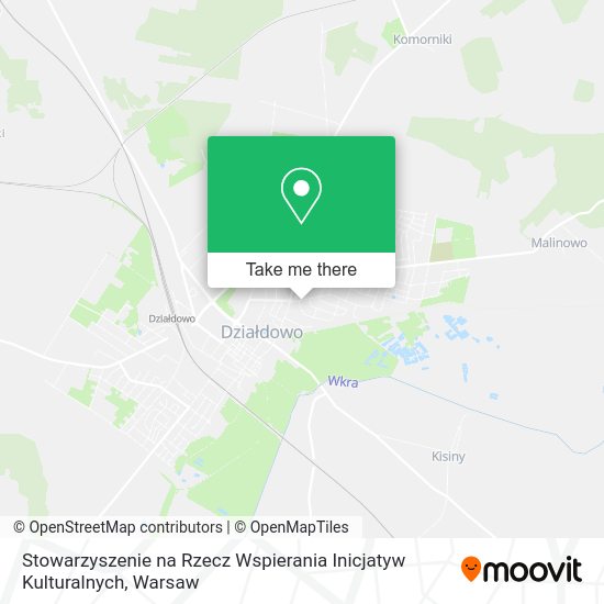 Stowarzyszenie na Rzecz Wspierania Inicjatyw Kulturalnych map