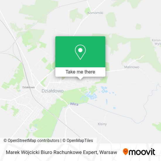 Marek Wójcicki Biuro Rachunkowe Expert map