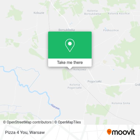 Pizza 4 You map