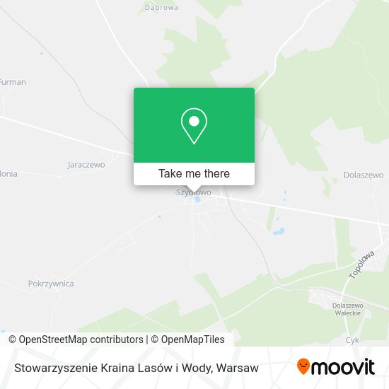 Stowarzyszenie Kraina Lasów i Wody map