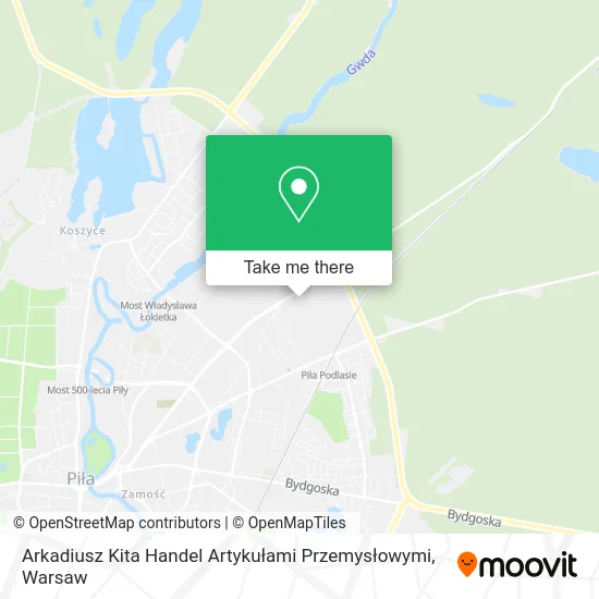 Карта Arkadiusz Kita Handel Artykułami Przemysłowymi