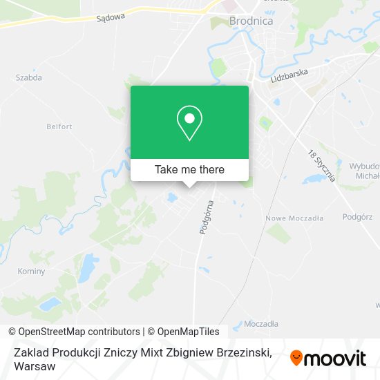 Zaklad Produkcji Zniczy Mixt Zbigniew Brzezinski map