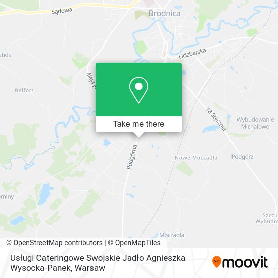 Usługi Cateringowe Swojskie Jadło Agnieszka Wysocka-Panek map