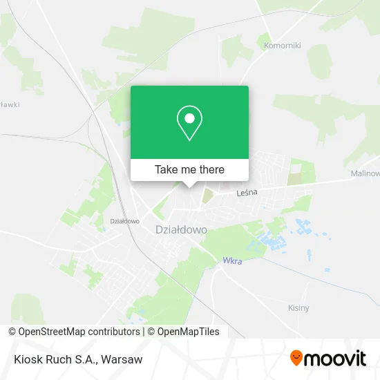 Карта Kiosk Ruch S.A.
