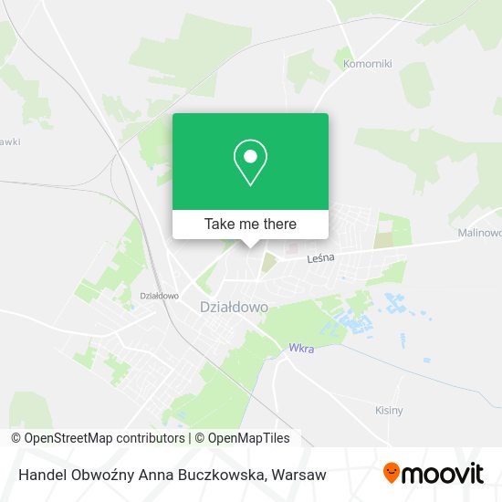 Handel Obwoźny Anna Buczkowska map