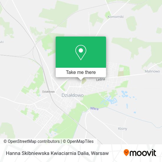 Hanna Skibniewska Kwiaciarnia Dalia map