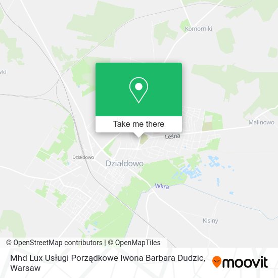 Mhd Lux Usługi Porządkowe Iwona Barbara Dudzic map