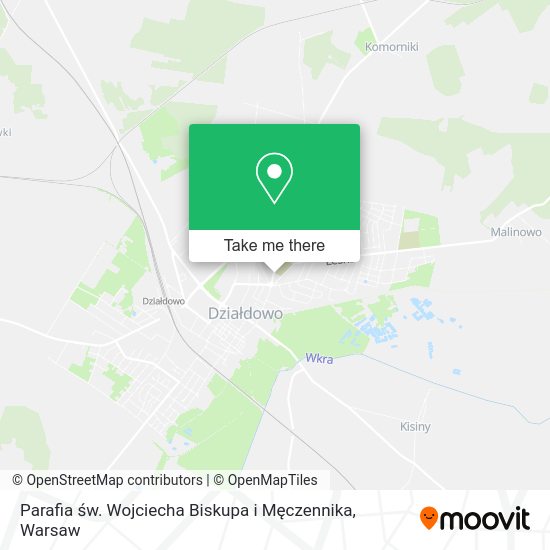 Parafia św. Wojciecha Biskupa i Męczennika map