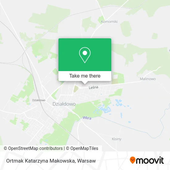 Ortmak Katarzyna Makowska map