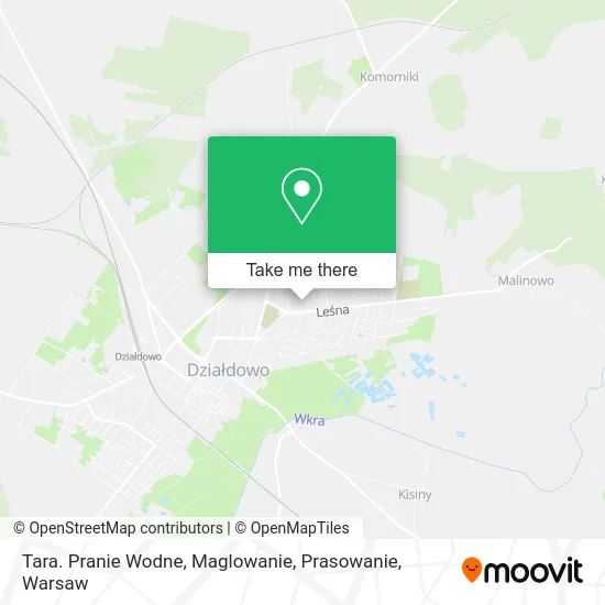 Tara. Pranie Wodne, Maglowanie, Prasowanie map