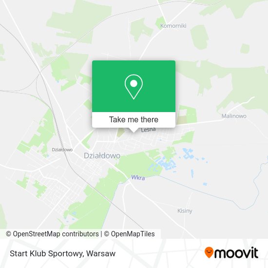 Start Klub Sportowy map