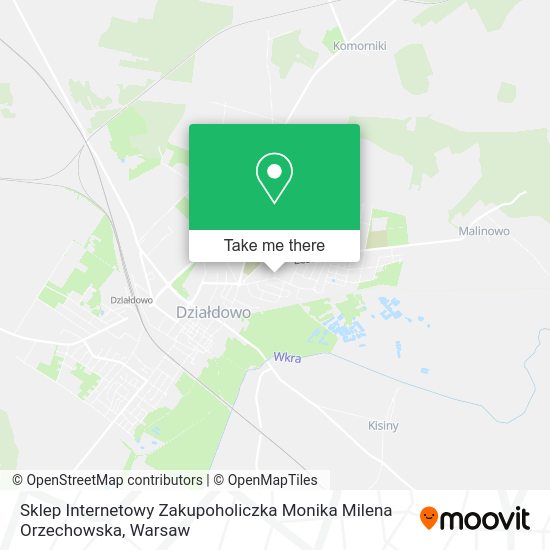 Sklep Internetowy Zakupoholiczka Monika Milena Orzechowska map