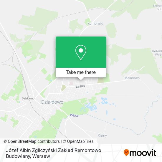 Józef Albin Zgliczyński Zakład Remontowo Budowlany map