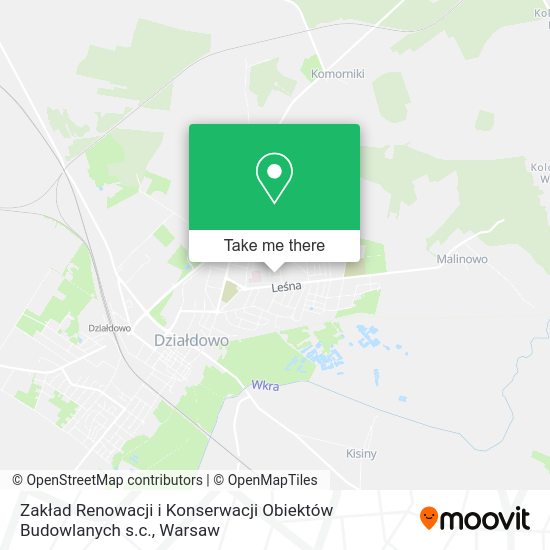 Zakład Renowacji i Konserwacji Obiektów Budowlanych s.c. map