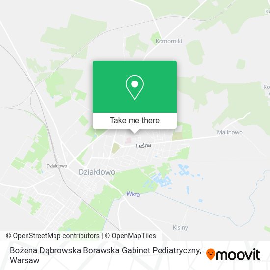 Bożena Dąbrowska Borawska Gabinet Pediatryczny map