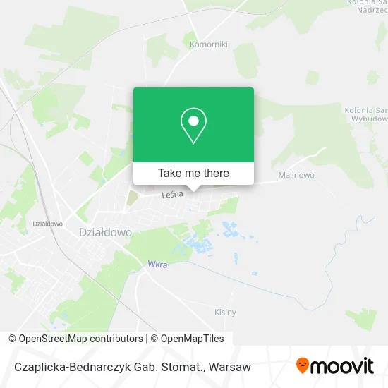 Карта Czaplicka-Bednarczyk Gab. Stomat.