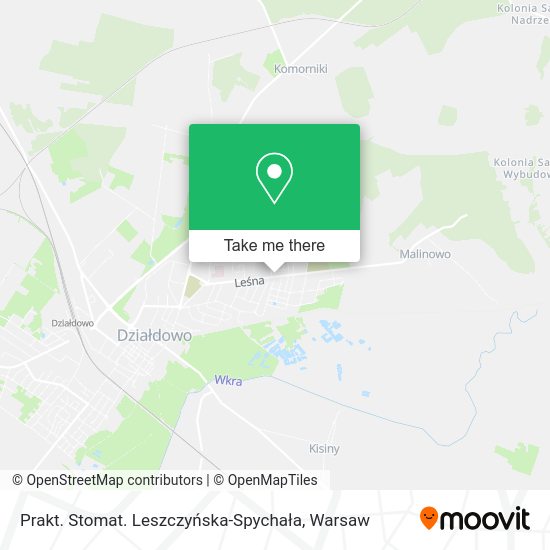 Prakt. Stomat. Leszczyńska-Spychała map