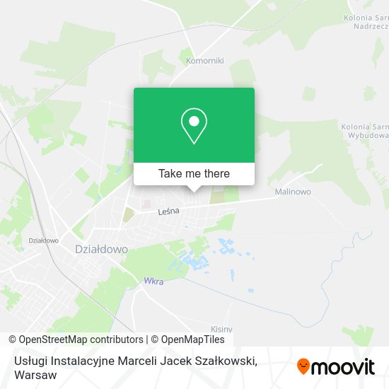 Usługi Instalacyjne Marceli Jacek Szałkowski map