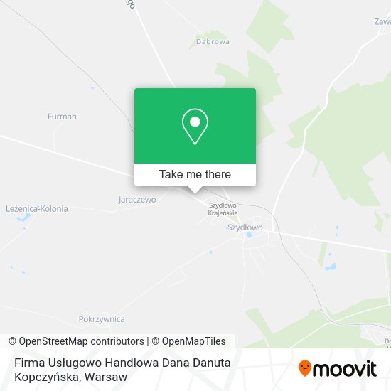 Firma Usługowo Handlowa Dana Danuta Kopczyńska map