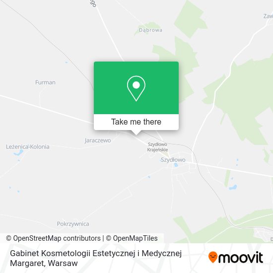 Gabinet Kosmetologii Estetycznej i Medycznej Margaret map