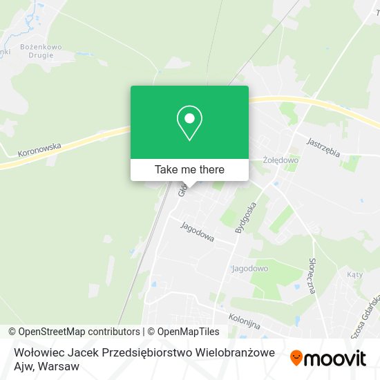 Wołowiec Jacek Przedsiębiorstwo Wielobranżowe Ajw map