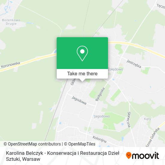 Karolina Belczyk - Konserwacja i Restauracja Dzieł Sztuki map