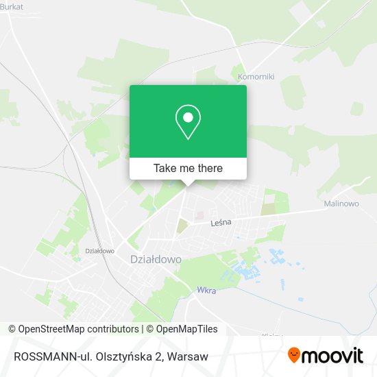 ROSSMANN-ul. Olsztyńska 2 map