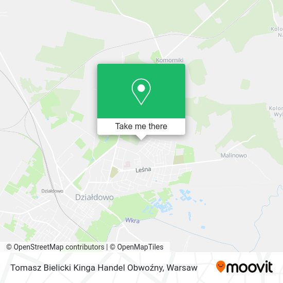 Tomasz Bielicki Kinga Handel Obwoźny map