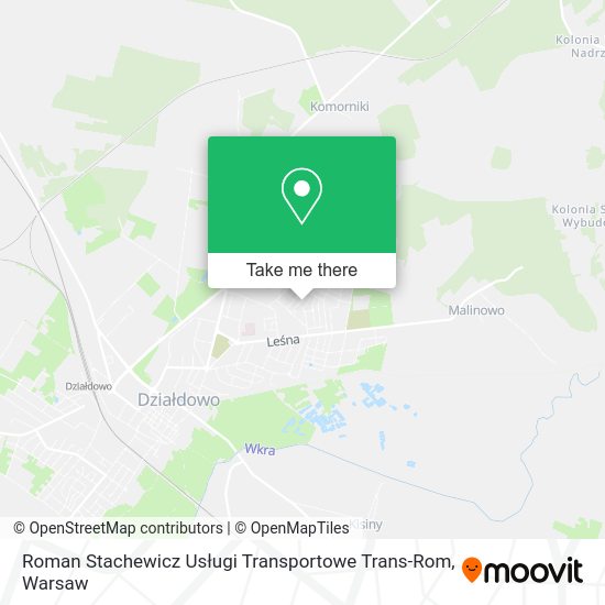 Roman Stachewicz Usługi Transportowe Trans-Rom map