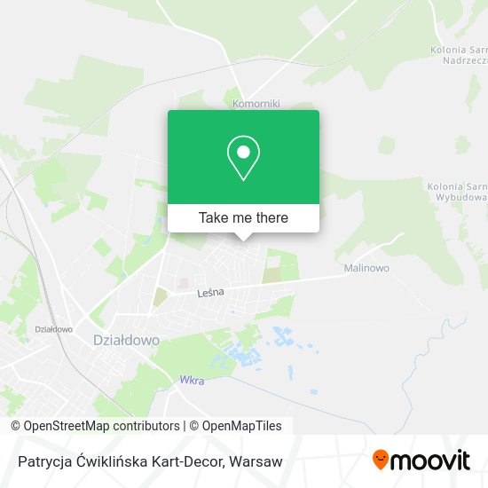 Patrycja Ćwiklińska Kart-Decor map