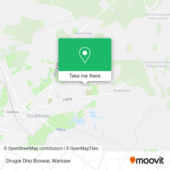 Drugie Dno Browar map