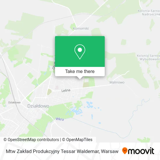 Карта Mtw Zakład Produkcyjny Tessar Waldemar