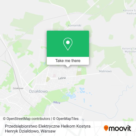 Przedsiębiorstwo Elektryczne Helkom Kostyra Henryk Działdowo map