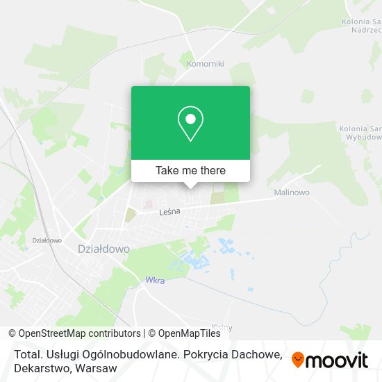 Total. Usługi Ogólnobudowlane. Pokrycia Dachowe, Dekarstwo map