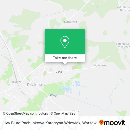 Kw Biuro Rachunkowe Katarzyna Wdowiak map