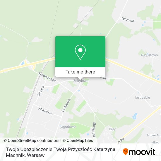 Twoje Ubezpieczenie Twoja Przyszłość Katarzyna Machnik map