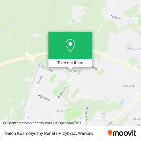 Карта Salon Kosmetyczny Renata Przybysz