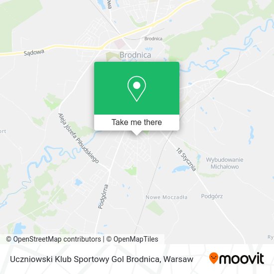 Uczniowski Klub Sportowy Gol Brodnica map