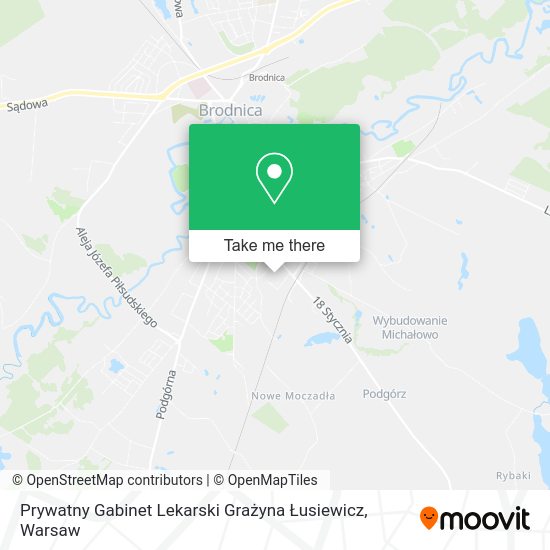 Prywatny Gabinet Lekarski Grażyna Łusiewicz map