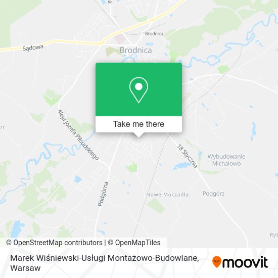 Marek Wiśniewski-Usługi Montażowo-Budowlane map