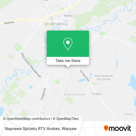 Карта Naprawa Sprzetu RTV Andrex