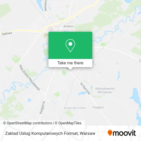 Карта Zaklad Uslug Komputerowych Format
