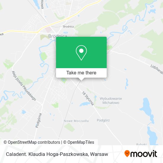 Caladent. Klaudia Hoga-Paszkowska map